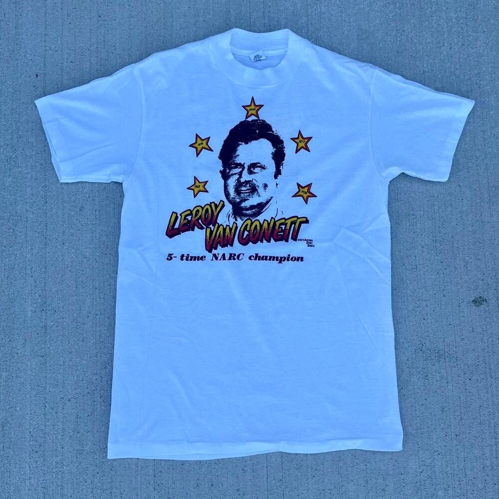 True vintage 70s racing tshirt